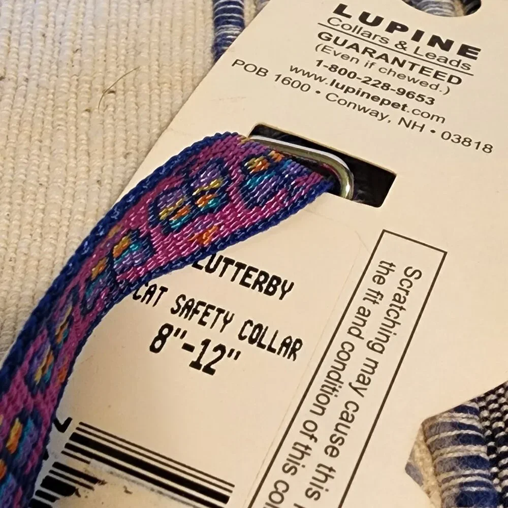 Lupine Flutterby Cat Safety Collar